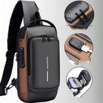 BOLSO INTELIGENTE CON TECNOLOGIA ANTIRROBO UNISEX IMPERMEABLE CON USB - SECURITY PRO TM