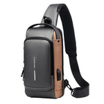 BOLSO INTELIGENTE CON TECNOLOGIA ANTIRROBO UNISEX IMPERMEABLE CON USB - SECURITY PRO TM